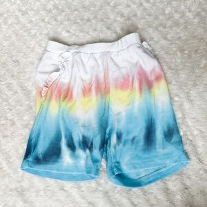 NWOT- CHASER Girls Tie Dye Ruffle Shorts